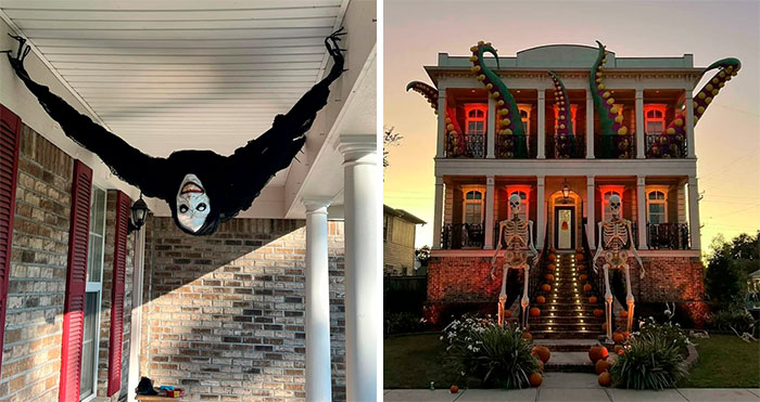 50 Pics Of Outdoor Halloween Decorations That People Felt Proud Enough To Share Online (New Pics)