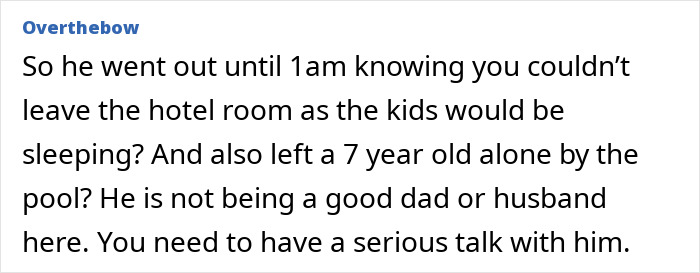 Text excerpt showing frustration with a let down useless dad, highlighting a tired mom needing support. Text excerpt showing frustration with a let down useless dad, highlighting a tired mom needing support.