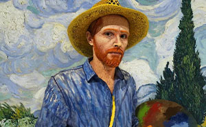 It Took Hours Of Painting And Makeup For This Artist To Transform Into Vincent van Gogh For Halloween