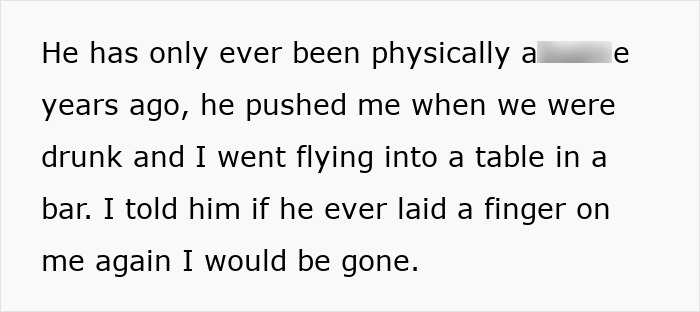 Text excerpt showing a woman describing emotional cruelty and physical a***e from her husband, considering leaving him. Text excerpt showing a woman describing emotional cruelty and physical a***e from her husband, considering leaving him.