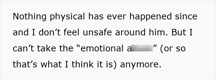 Text excerpt showing a wife describing emotional cruelty from her husband, expressing feelings of distress and contemplating leaving him. Text excerpt showing a wife describing emotional cruelty from her husband, expressing feelings of distress and contemplating leaving him.