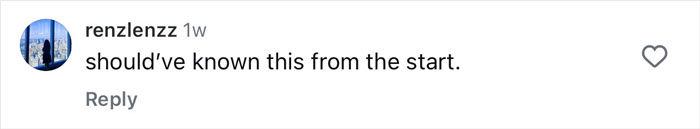 Comment on social media post saying should have known, highlighting woman who used Meta glasses to record vacation regrets after watching footage. Comment on social media post saying should have known, highlighting woman who used Meta glasses to record vacation regrets after watching footage.