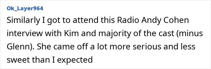 Text comment about Radio Andy Cohen interview with Kim Kardashian and cast, sharing insider view on All's Fair premiere. Text comment about Radio Andy Cohen interview with Kim Kardashian and cast, sharing insider view on All's Fair premiere.