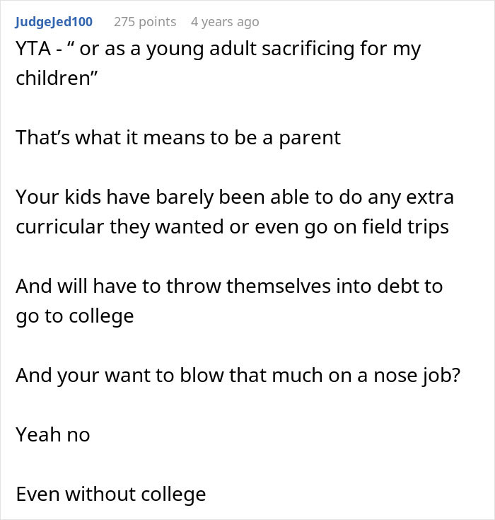 Mom Wants $12k Instead Of Sending Daughters To College, Gets A Harsh Reality Check Mom Wants $12k Instead Of Sending Daughters To College, Gets A Harsh Reality Check