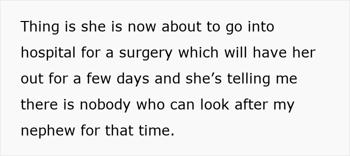 Woman Sparks Family Drama By Refusing To Care For Nasty 6YO Nephew While Sister Is In Hospital Woman Sparks Family Drama By Refusing To Care For Nasty 6YO Nephew While Sister Is In Hospital