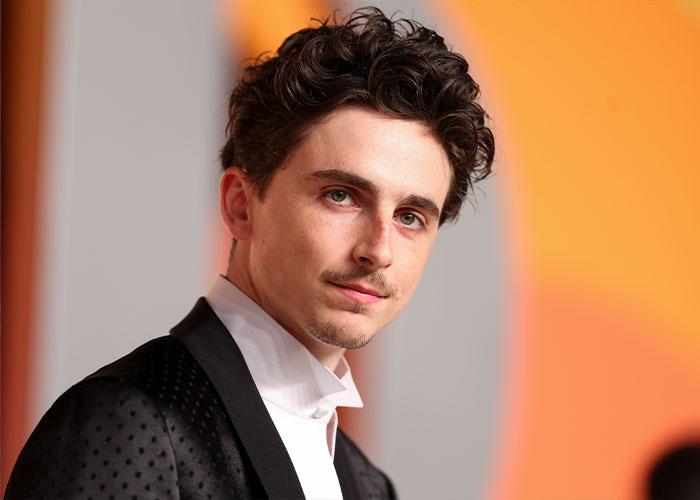 Timothée Chalamet posing at an event, sparking fan theory linking him to masked rapper EsDeeKid in viral video. Timothée Chalamet posing at an event, sparking fan theory linking him to masked rapper EsDeeKid in viral video.