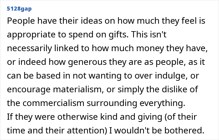 Grandparents combine birthday and Christmas gifts, leaving the mom feeling disappointed and somewhat scammed by the gesture. Grandparents combine birthday and Christmas gifts, leaving the mom feeling disappointed and somewhat scammed by the gesture.