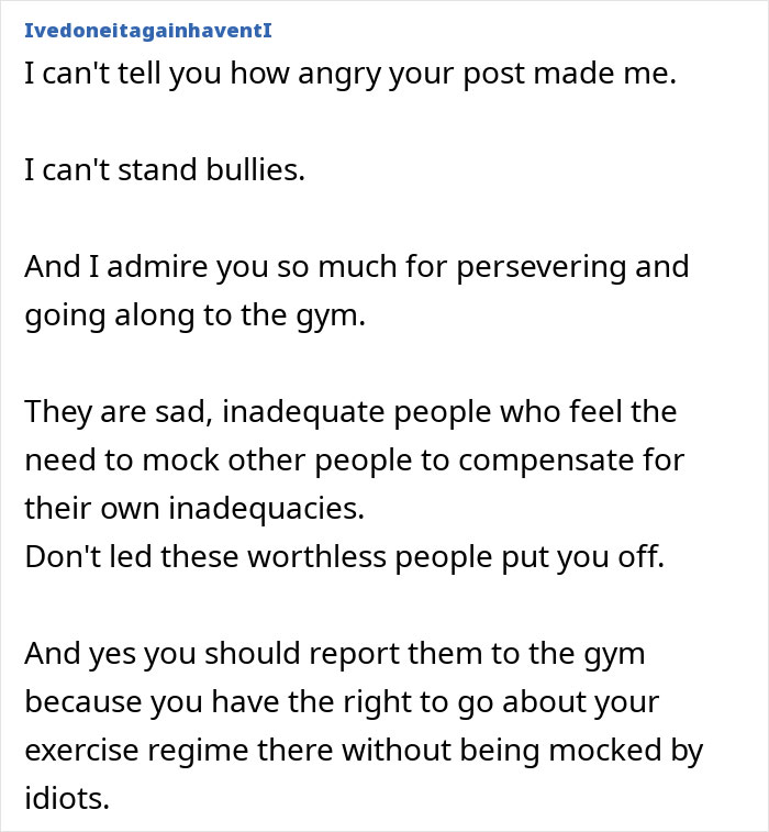 Obese Woman Gets Humiliated In The Gym, Feels Better When The Bullies Get Banned