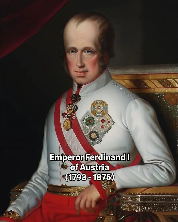 Portrait of Emperor Ferdinand I of Austria, one of the people born in the 1700s who lived to be photographed. Portrait of Emperor Ferdinand I of Austria, one of the people born in the 1700s who lived to be photographed.