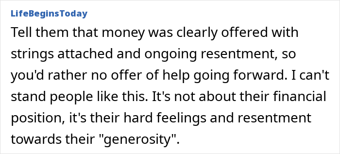 Comment expressing frustration over grandparents combining birthday and Christmas gift, making the mom feel scammed. Comment expressing frustration over grandparents combining birthday and Christmas gift, making the mom feel scammed.