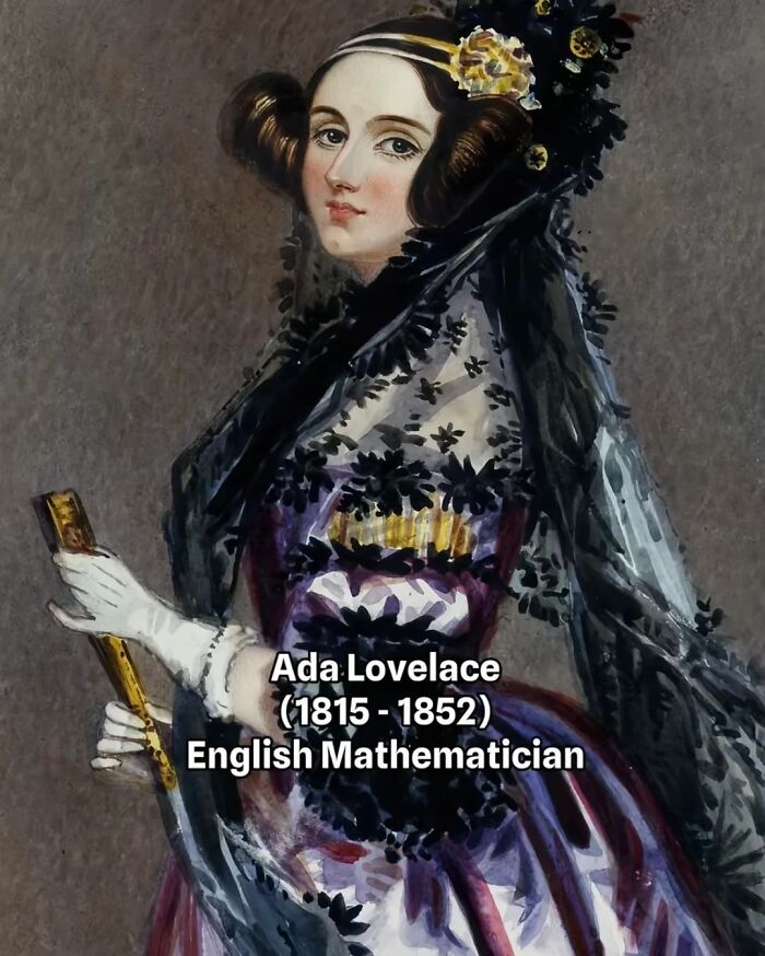 Portrait of Ada Lovelace, a 19th-century mathematician, one of the people born in the 1700s photographed. Portrait of Ada Lovelace, a 19th-century mathematician, one of the people born in the 1700s photographed.