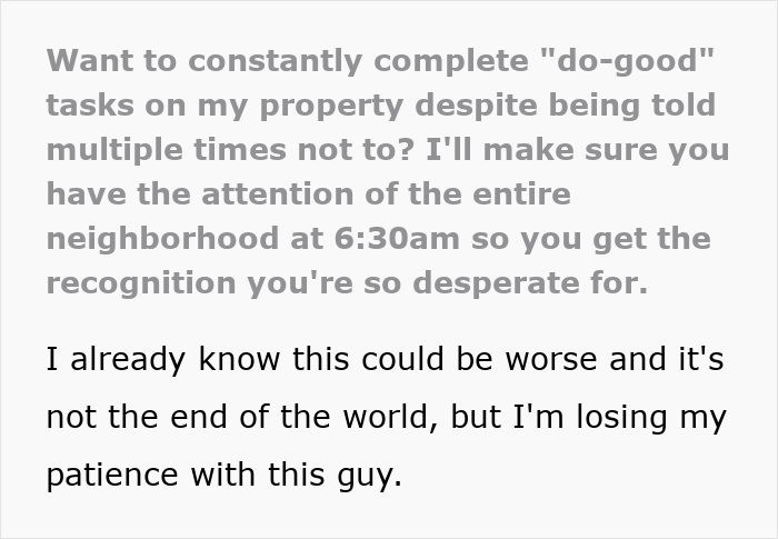 Alt text: Early morning neighbor visit causes tension, lady uses car panic alarm as unexpected revenge tactic. Alt text: Early morning neighbor visit causes tension, lady uses car panic alarm as unexpected revenge tactic.