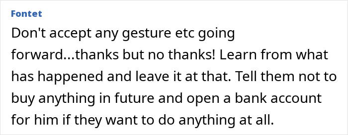 Text message screenshot of a mom expressing frustration about grandparents combining birthday and Christmas gifts. Text message screenshot of a mom expressing frustration about grandparents combining birthday and Christmas gifts.