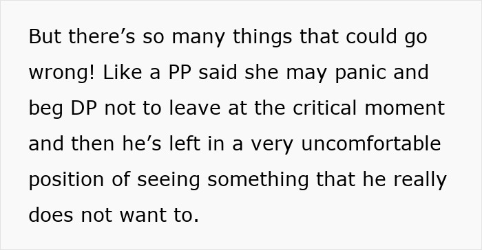 Woman feels hurt and excluded as partner's first birth support experience happens without her presence.