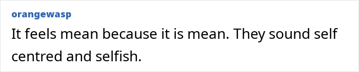 Screenshot of a social media comment expressing frustration about grandparents combining birthday and Christmas gifts. Screenshot of a social media comment expressing frustration about grandparents combining birthday and Christmas gifts.