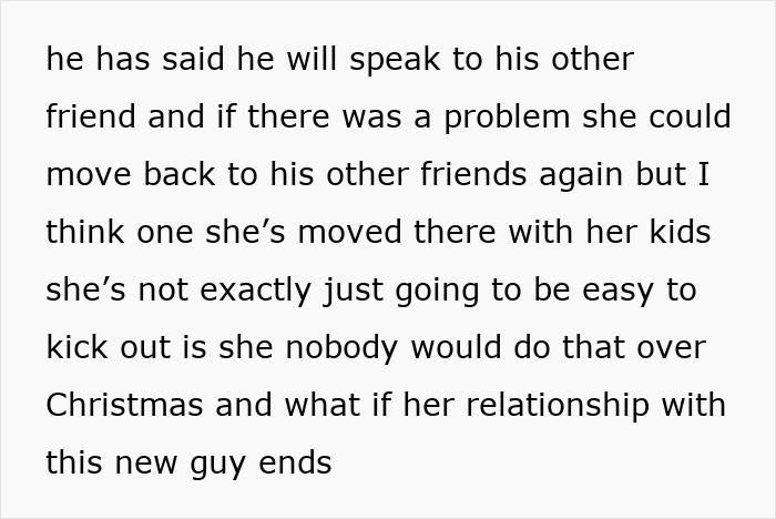 Text discussing GF feeling uneasy about sleeping arrangements as BF plans to host newly single friend and potential challenges. Text discussing GF feeling uneasy about sleeping arrangements as BF plans to host newly single friend and potential challenges.