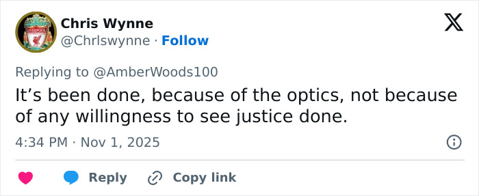 Tweet by Chris Wynne discussing how Kate Middleton and Queen Camilla’s female touch influenced Andrew’s title removal.