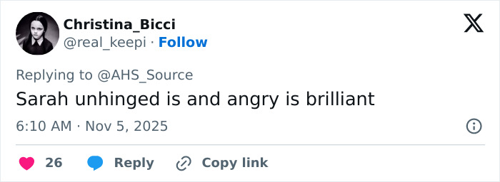 Screenshot of a tweet commenting on the worst scenes from All's Fair after premiere with disastrous reviews. Screenshot of a tweet commenting on the worst scenes from All's Fair after premiere with disastrous reviews.