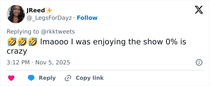 Screenshot of social media reaction criticizing the worst scenes from All's Fair with negative reviews after premiere. Screenshot of social media reaction criticizing the worst scenes from All's Fair with negative reviews after premiere.