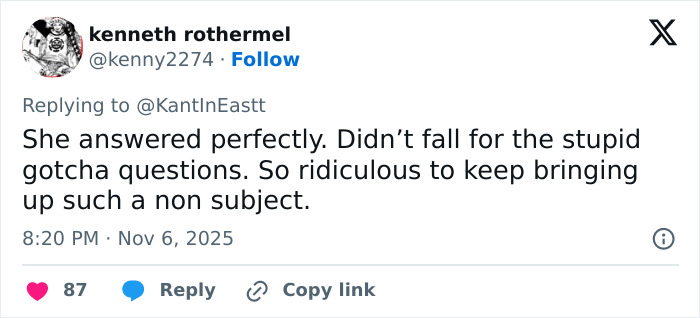 Screenshot of a tweet reacting to Sydney Sweeney's controversial jeans scandal comments sparking online fury. Screenshot of a tweet reacting to Sydney Sweeney's controversial jeans scandal comments sparking online fury.