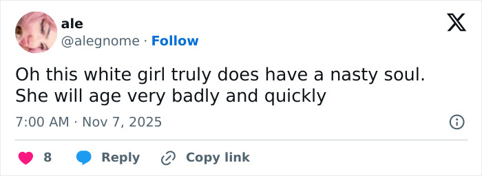 Screenshot of a tweet criticizing Sydney Sweeney amid controversy over her new comments on jeans scandal. Screenshot of a tweet criticizing Sydney Sweeney amid controversy over her new comments on jeans scandal.