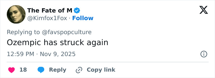 Tweet by user The Fate of M commenting on Meghan Trainor's new look, sparking hilarious fan reactions about losing her bass. Tweet by user The Fate of M commenting on Meghan Trainor's new look, sparking hilarious fan reactions about losing her bass.