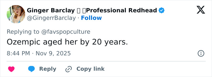 Tweet by Ginger Barclay reacting to Meghan Trainor’s new look with hilarious fan reactions about she lost her bass. Tweet by Ginger Barclay reacting to Meghan Trainor’s new look with hilarious fan reactions about she lost her bass.