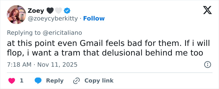 Tweet from Zoey criticizing the flop of Christy, relating to leaked PR emails and Sydney Sweeney’s damage control efforts. Tweet from Zoey criticizing the flop of Christy, relating to leaked PR emails and Sydney Sweeney’s damage control efforts.