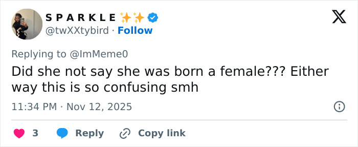 Social media user questions identity of bearded trans man in women’s restroom, sparking debate and controversy online. Social media user questions identity of bearded trans man in women’s restroom, sparking debate and controversy online.