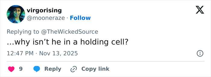 A social media post reacting to a fan who attacked Ariana Grande at a premiere and faced online backlash. A social media post reacting to a fan who attacked Ariana Grande at a premiere and faced online backlash.