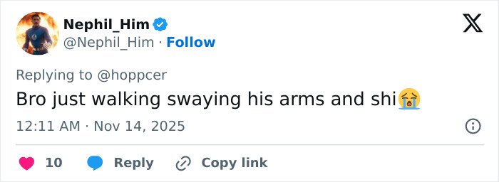 Tweet screenshot showing a user describing Jake Bongiovi as useless for not helping while Millie Bobby Brown protected their baby. Tweet screenshot showing a user describing Jake Bongiovi as useless for not helping while Millie Bobby Brown protected their baby.