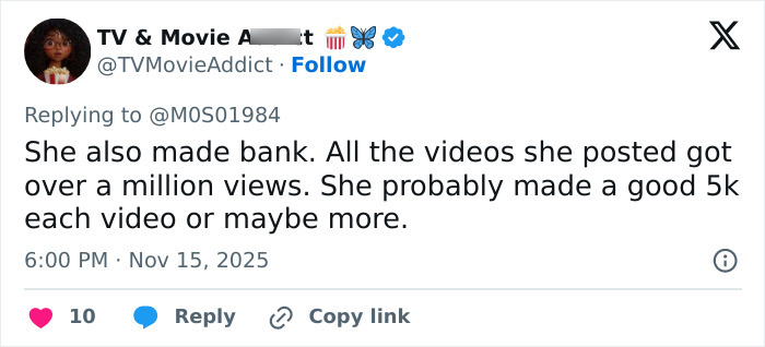 Screenshot of a tweet discussing the DoorDash driver arrested after recording and posting video of undressed customer.