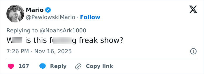 Tweet by Mario expressing shock and confusion, related to the topic of acting and gestures while crying. Tweet by Mario expressing shock and confusion, related to the topic of acting and gestures while crying.