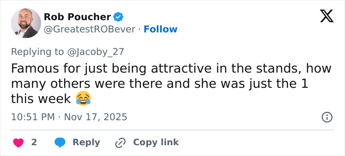 Tweet discussing a stunning woman identified after going viral at Georgia-Texas game sparking reactions. Tweet discussing a stunning woman identified after going viral at Georgia-Texas game sparking reactions.