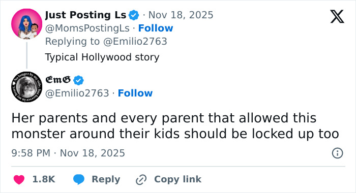 Screenshot of a Twitter exchange discussing Amanda Bynes breaking silence on a viral claim involving Dan Schneider. Screenshot of a Twitter exchange discussing Amanda Bynes breaking silence on a viral claim involving Dan Schneider.