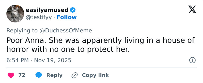 Tweet screenshot showing a user commenting on a teen slain on cruise and alleged affair with 15YO babysitter. Tweet screenshot showing a user commenting on a teen slain on cruise and alleged affair with 15YO babysitter.