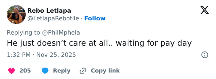 Tweet screenshot showing a user commenting on Calvin Klein, 83, and reactions to boyfriend, 36, amid Gold Digger claims. Tweet screenshot showing a user commenting on Calvin Klein, 83, and reactions to boyfriend, 36, amid Gold Digger claims.