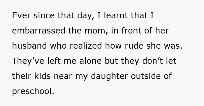 Preschool Moms Judge Busy Lady For Not Dropping Her Kid Off, She Ends Up Embarrassing One Of Them