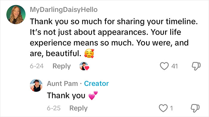 Woman shares her aging progress and how she looks after getting a facelift at 70 years old in comments. Woman shares her aging progress and how she looks after getting a facelift at 70 years old in comments.