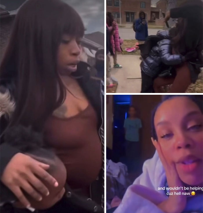 Pregnant woman attacked by mob of young school kids, with attacker’s mom exposing incident online. Pregnant woman attacked by mob of young school kids, with attacker’s mom exposing incident online.