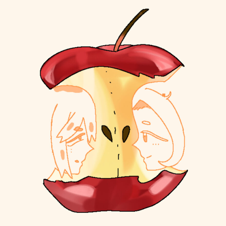 That One Biting Apple Trend With My Hnk Ocs