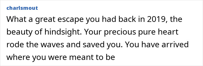 Text post by charlsmout sharing a reflective message about a great escape and pure heart, related to Alison Sudol and David Harbour. Text post by charlsmout sharing a reflective message about a great escape and pure heart, related to Alison Sudol and David Harbour.