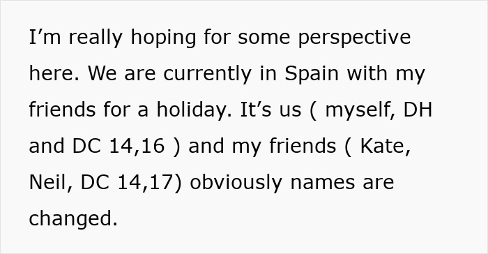Text discussing a man spending a holiday glued to wife’s friend, while a suspicious wife feels something is off. Text discussing a man spending a holiday glued to wife’s friend, while a suspicious wife feels something is off.