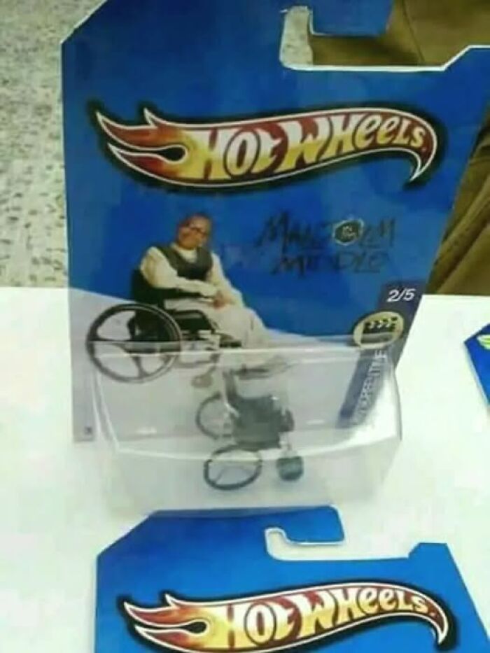 Hot Wheels packaging with a humorous toy mock-up, featured in a collection of popular pics that go hard.