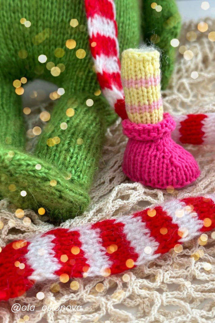 #25 Grinch Knitting Pattern By Ola Oslopova - Olaknittedbears