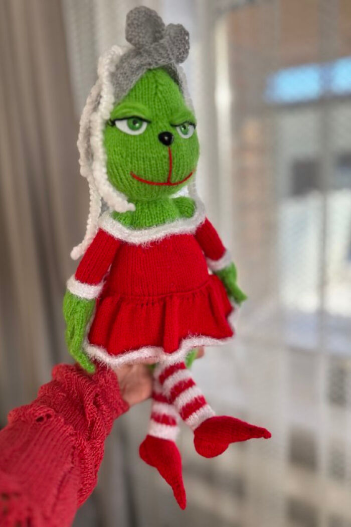 #29 Grinch Knitting Pattern By Ola Oslopova - Olaknittedbears