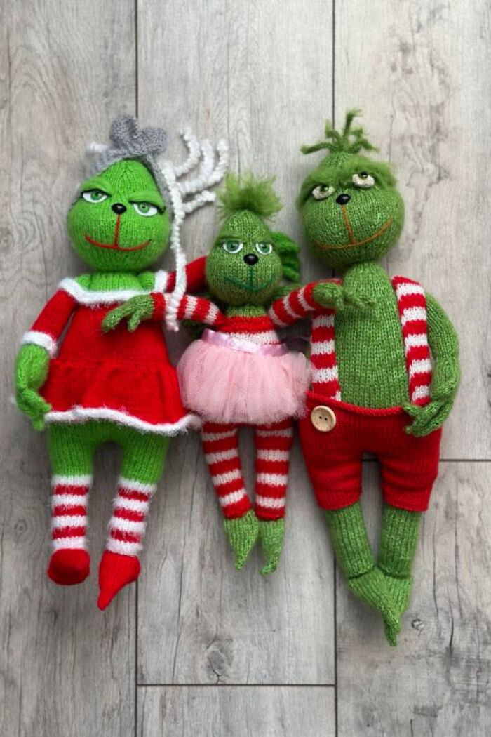 #30 Grinch Knitting Pattern By Ola Oslopova - Olaknittedbears