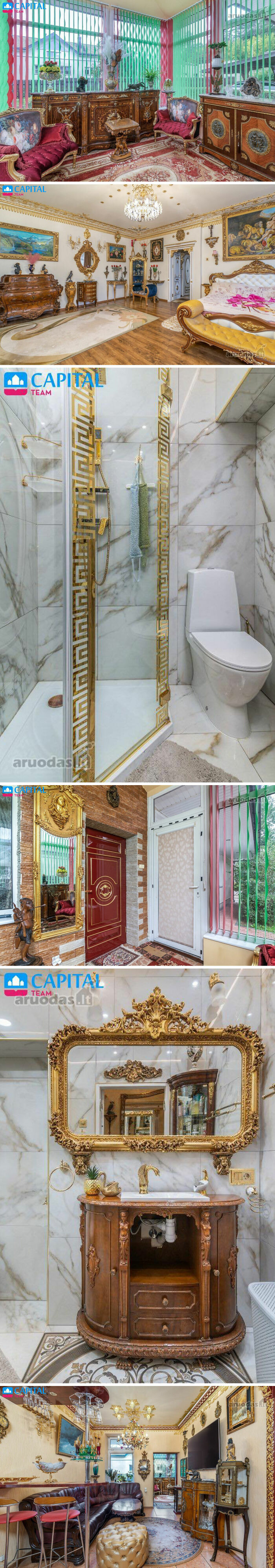 Luxurious vintage interiors and ornate decor in wild real estate listings showcasing unique property features.