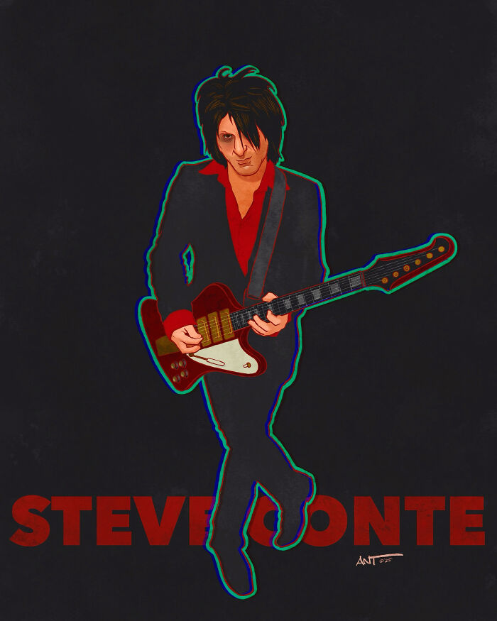 Steve Conte Of The New York Dolls