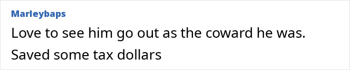 User comment text on a white background discussing a dad who left 2YO in car during adult video binge. User comment text on a white background discussing a dad who left 2YO in car during adult video binge.